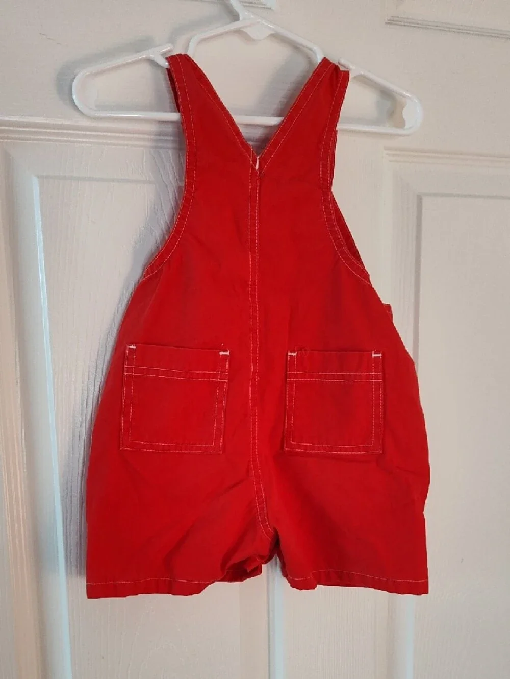 GAP Red Short Overalls with Front Pockets
